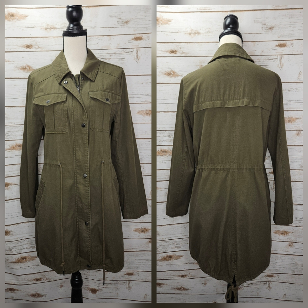 BP. Full Zip Canvas Utility Jacket Size Small